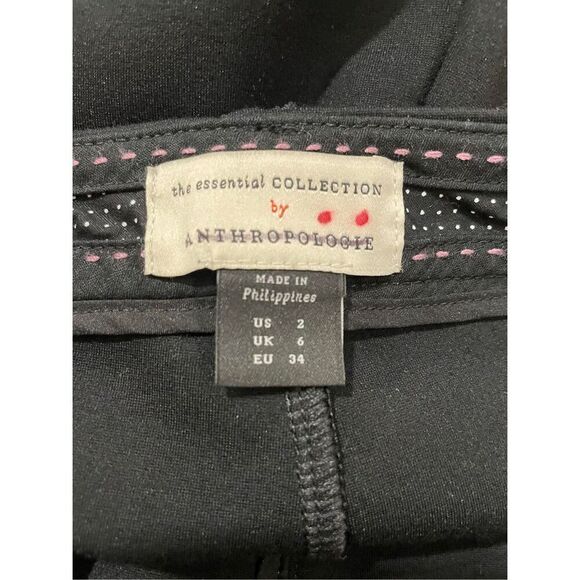 NWT Anthropologie The Essential Slim Tulip-Hem Pants Size 2 - Picture 7 of 9